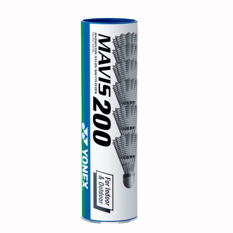 Yonex Mavis 200 Synthetic Shuttles (1/2 dozen) White 78 Medium Blue 1/2 Doz