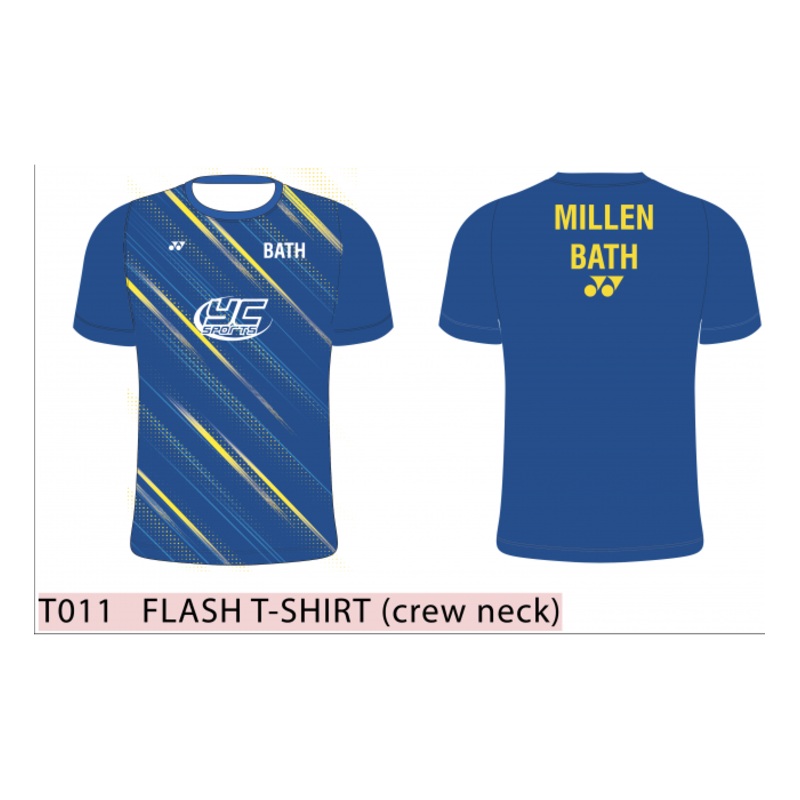 Bath T011 Flash T-Shirt Women XS Blue/Sky/Yellow