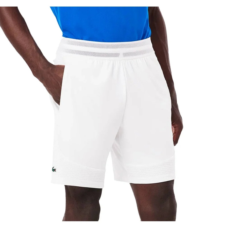 Men`s On Court Unlined Tennis Short Blanc