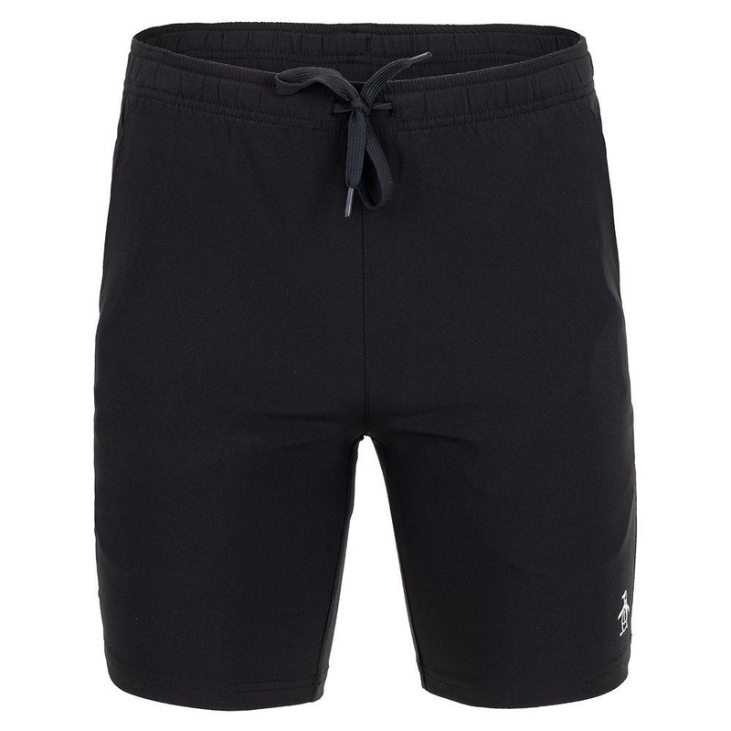 Men’s Solid Performance 8 Inch Tennis Short Caviar