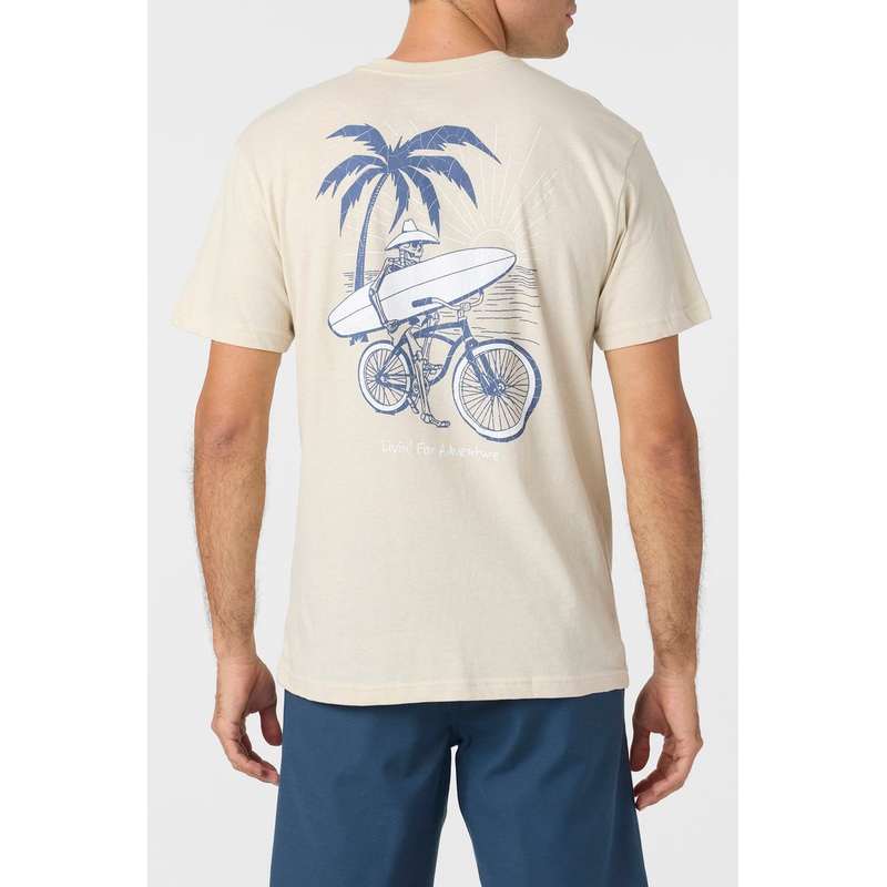 O’Neill Men’s Beachcomber Tee Light Khaki Small