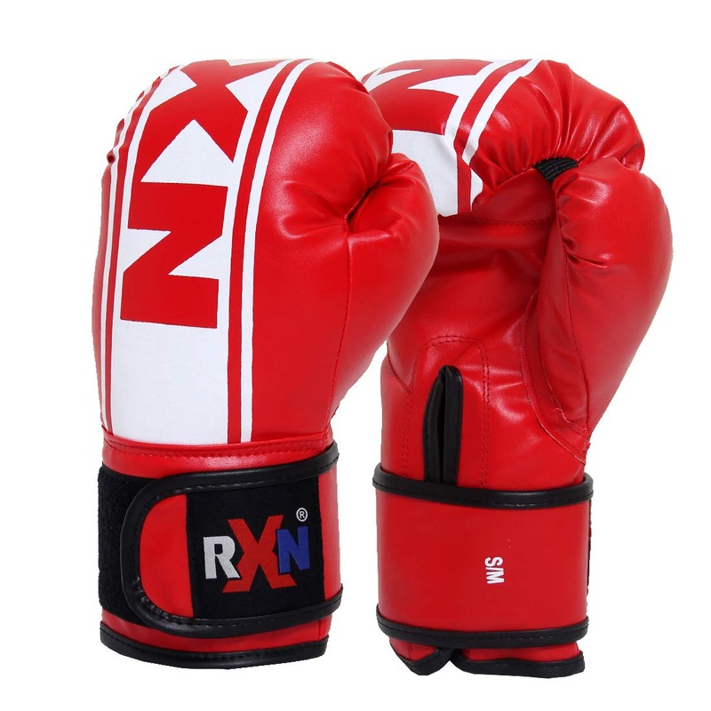 RXN Youth Training ALL PU Training Boxing Gloves | Kibi Sports Blue Small/Medium