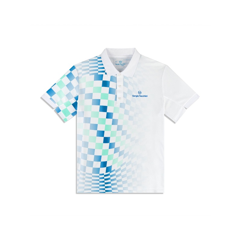 Sergio Tacchini Luca Piqu Polo – Brilliant White