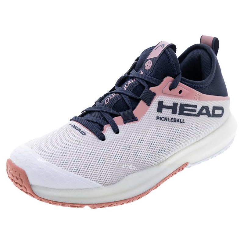 Women`s Motion Pro Pickleball Shoes White and Blueberry