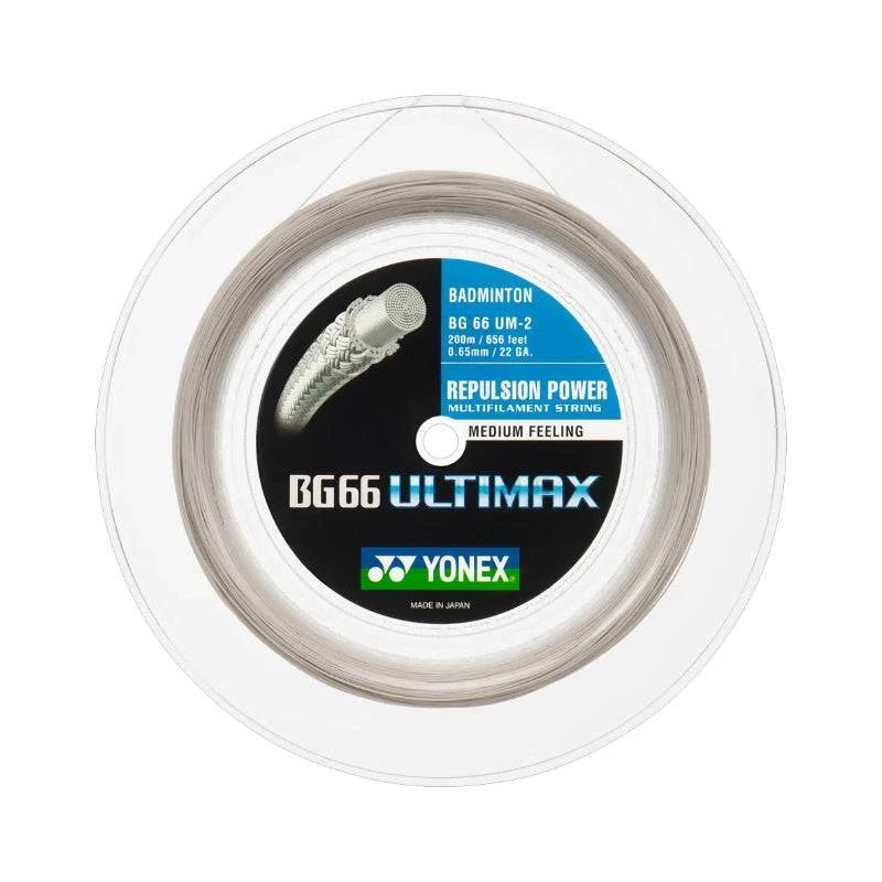 YONEX BG66 ULTIMAX Badminton String Coil (200m) White
