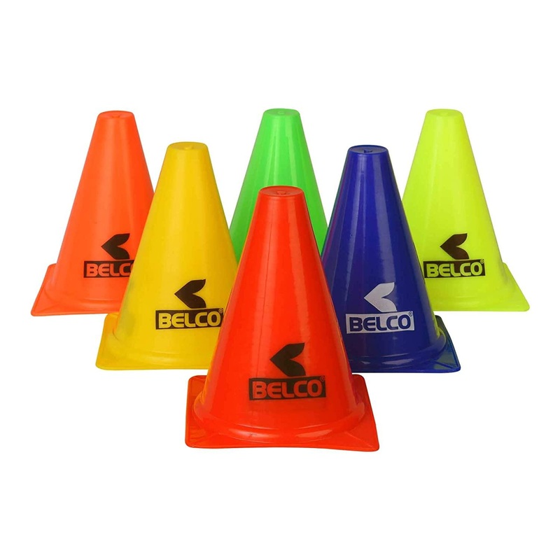 Belco Traffic Cones (Pair of 6) | KIBI Sports 6″