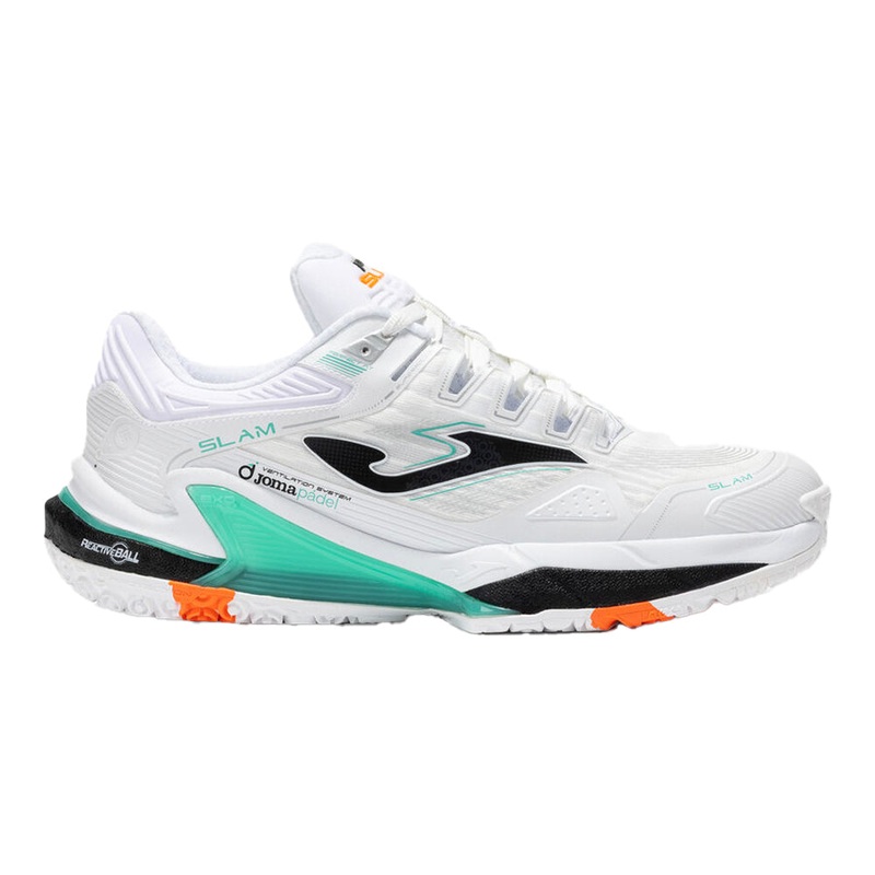 JOMA SLAM MEN 2502 Blanco Turquesa SS25 (Zapatillas)