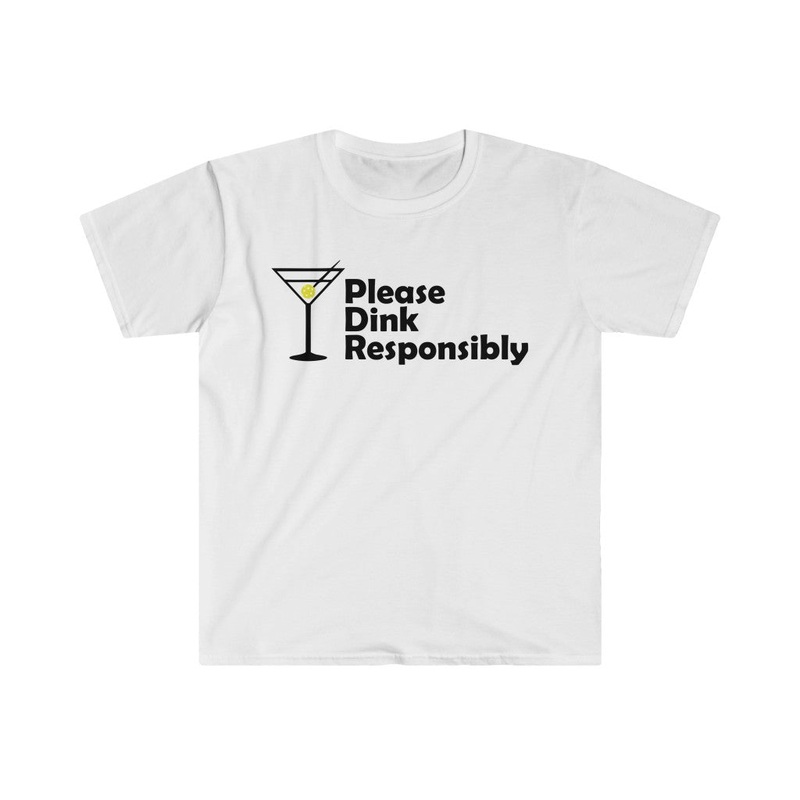 Men’s T-Shirt – Please Dink Responsibly