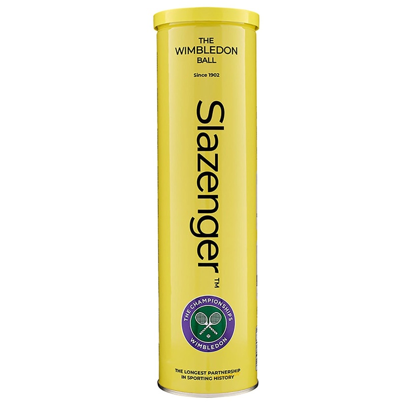 Slazenger The Wimbledon Ball All Court Tennis Balls (4-ball can)
