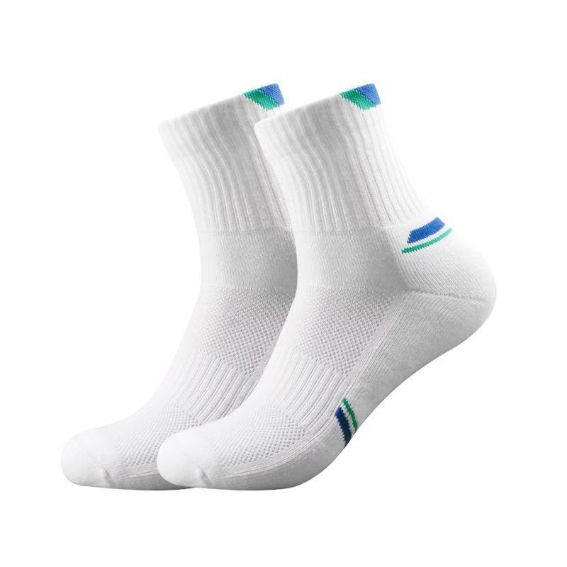 Thickened Anti-Slip Sports Socks CSH002 Blue Orange L: 25-28cm