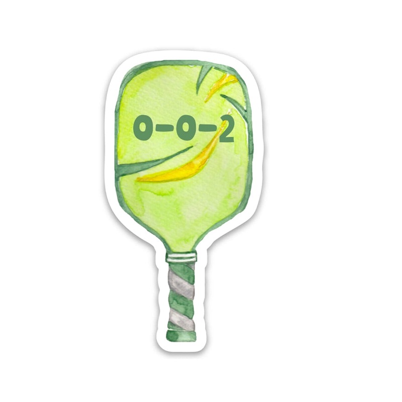 0-0-2  – Pickleball Sticker