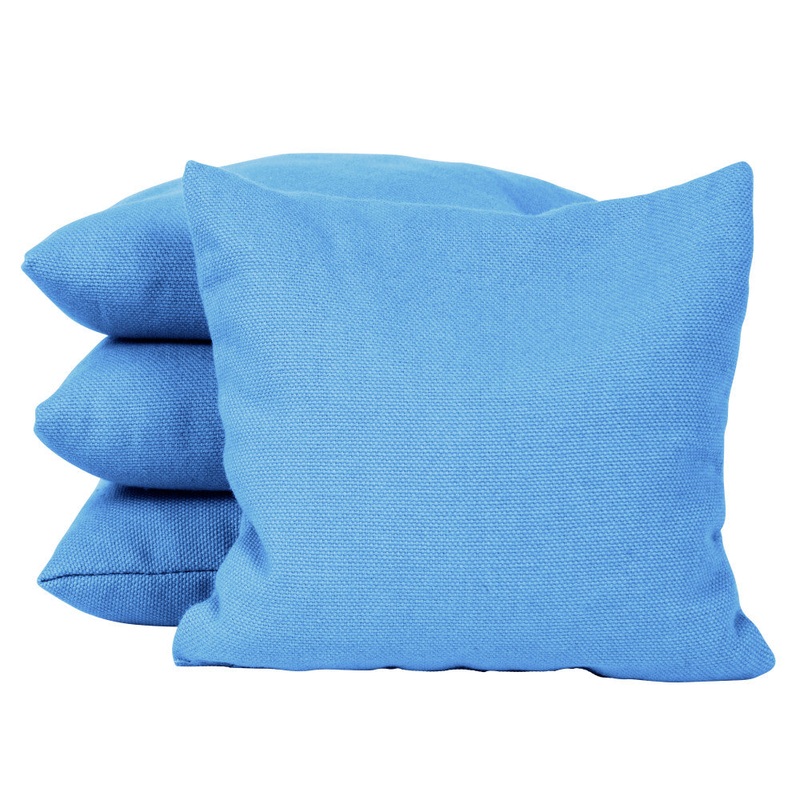 Light Blue Corn Filled Cornhole Bags