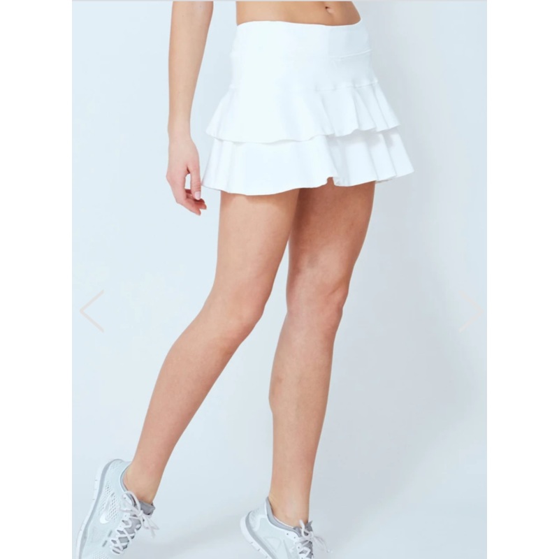 Lija Womens Elite Match Skort White XSmall