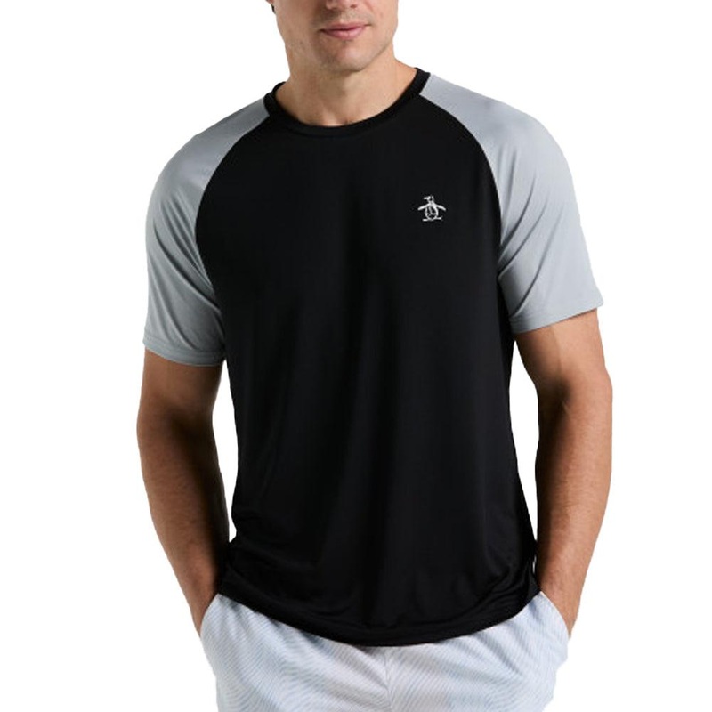 Men`s Blocked Performance Tennis Tee