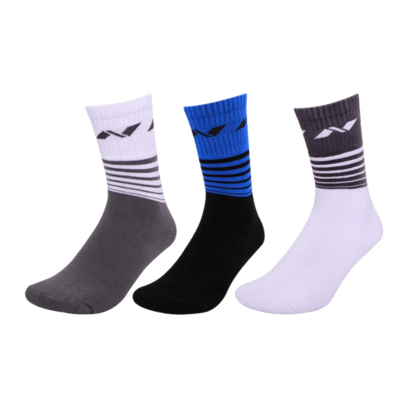Nivia Multi-Stripes Court Games Socks | KIBI Sports 2 Pair