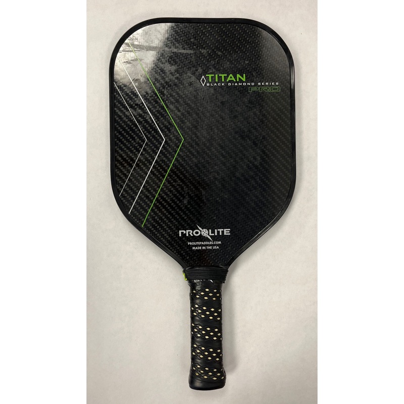 Used ProLite Titan Pro Black Diamond Pickleball Paddle 30222