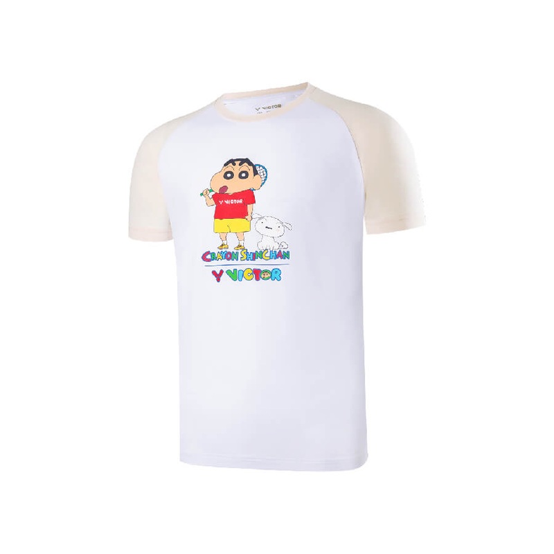 VICTOR X CRAYON SHINCHAN T-SHIRT T-401CS WHITE(L) XS