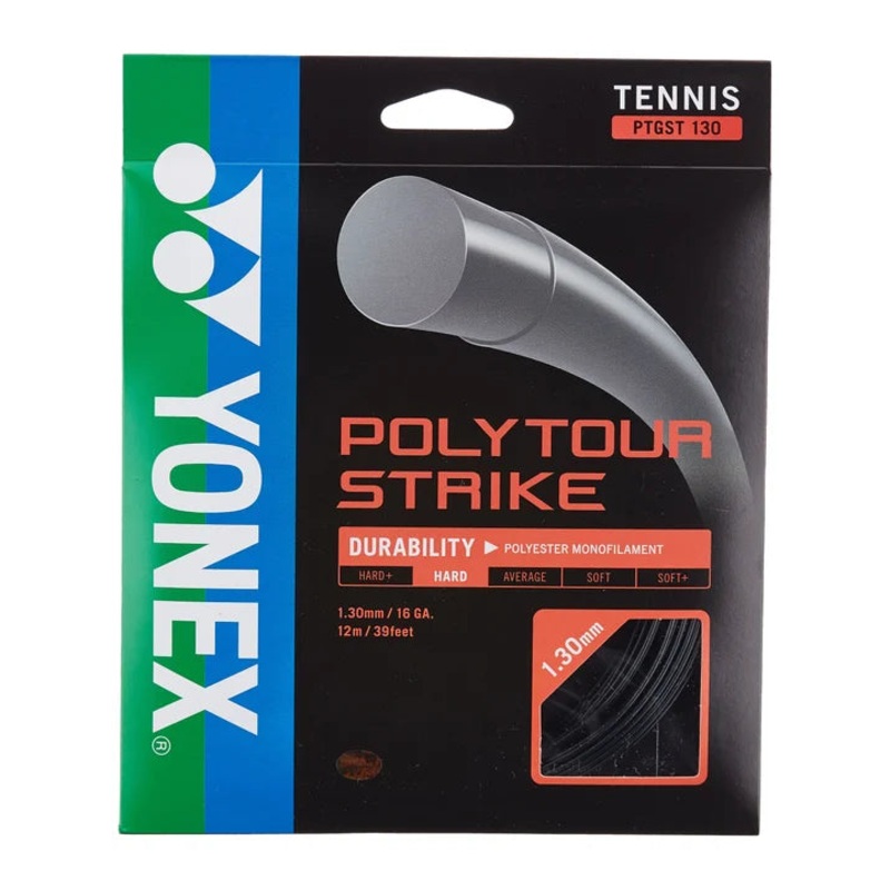 Yonex PolyTour Strike 1.30 – 16 Gauge Black