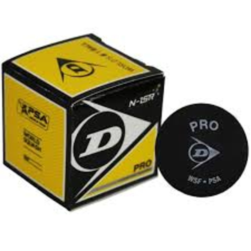 Dunlop Pro Squash Ball (Single) 1 pc NO COLOUR