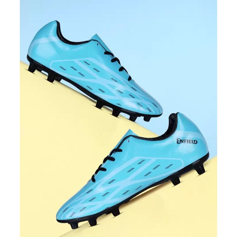 ENFIELD Football Shoes For Men NIVIA (Blue, Yellow) | KIBI SPORTS 8 blue-black