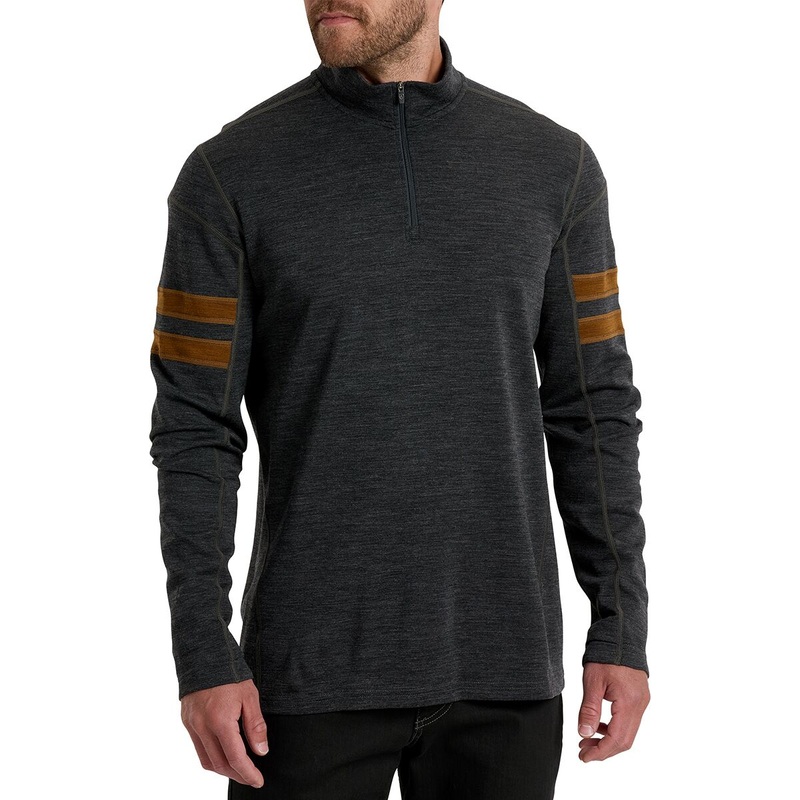 Kuhl Men’s Team Merino 1/4 Zip Cast Iron Small