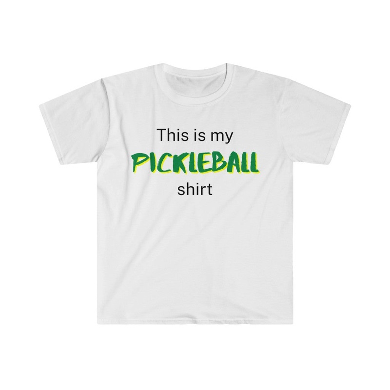 Men’s T-Shirt – This Is My Pickleball Shirt