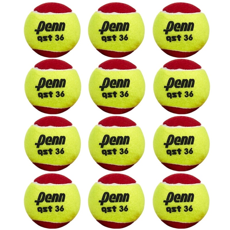 Penn QST 36 Low Compression Tennis Balls 12 Pack