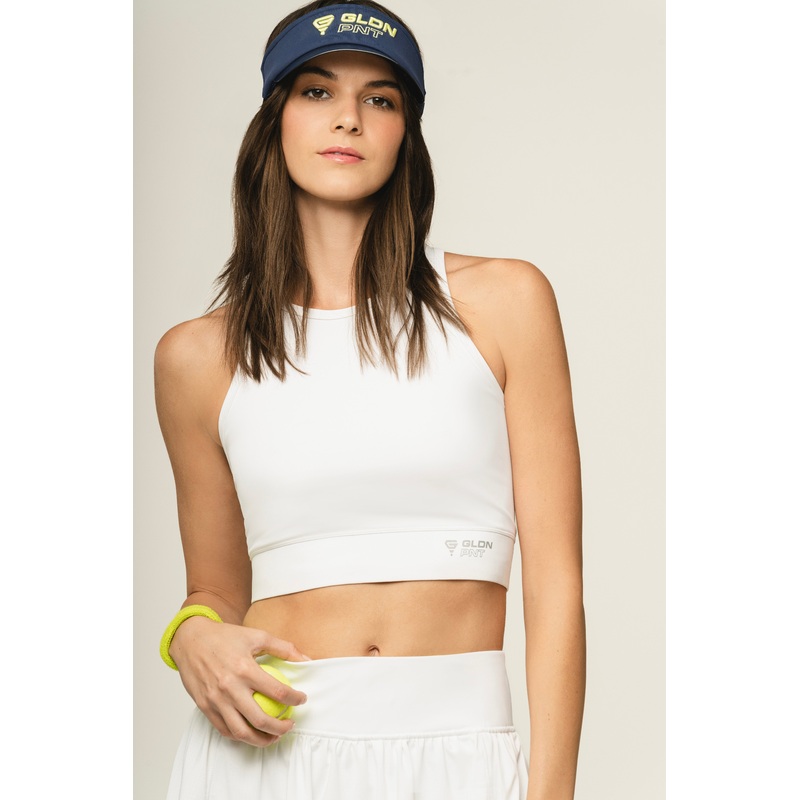 Performance Racerback Bra Top Bright White