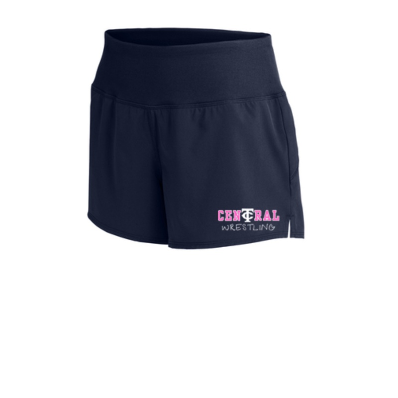 TCC Wrestling Ladies Sport Tek Repeat Shorts