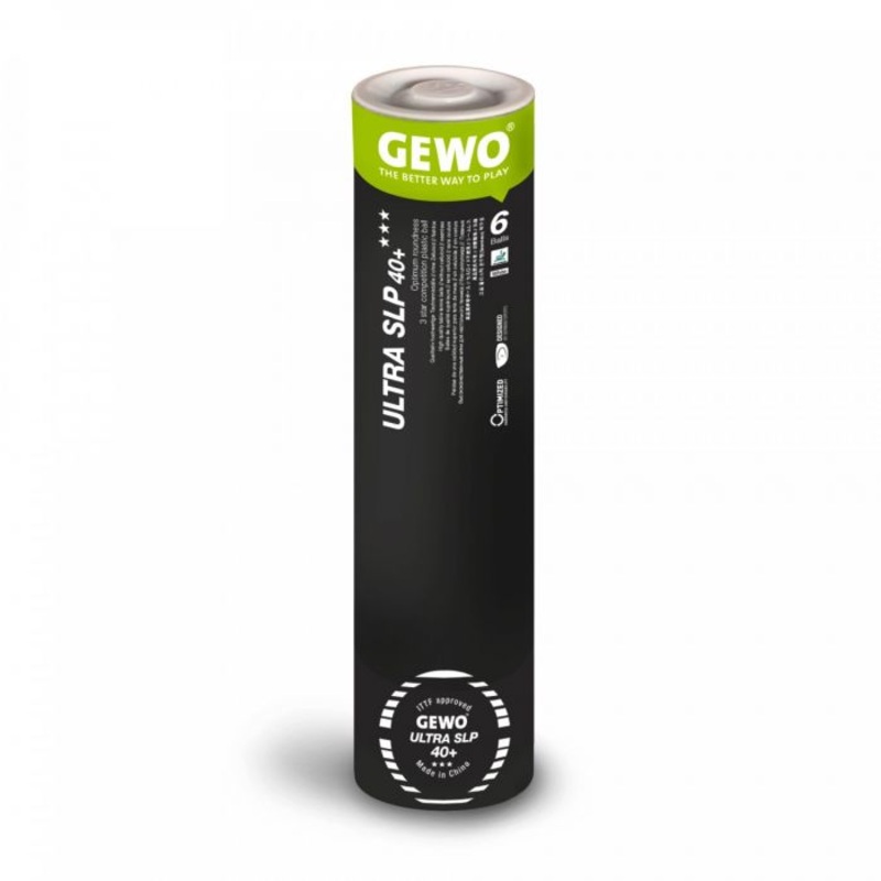 Tube de 6 balles GEWO Ultra SLP 3 etoiles