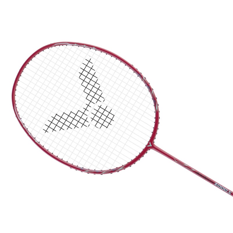 2022 Victor Auraspeed 3000S (Pre-Strung) (Haute Red)