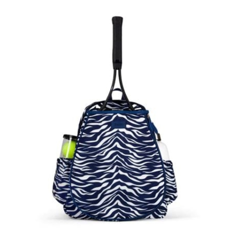 Ame & LuLu Game On Navy Tiger Tennis Backpack