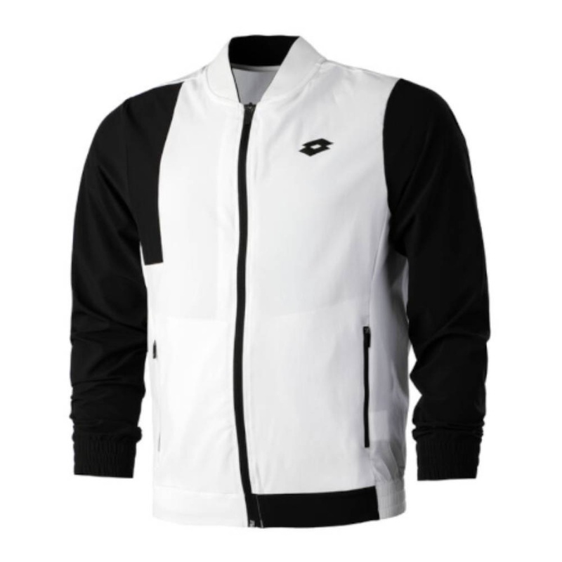 Lotto Men’s Top Ten III Jacket (Bright White/Black)