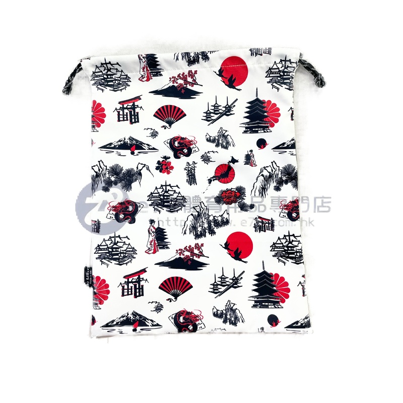 Lis..Handmade Water Resistant shoes bag (Japanese Printing 172) Japanese Printing 172