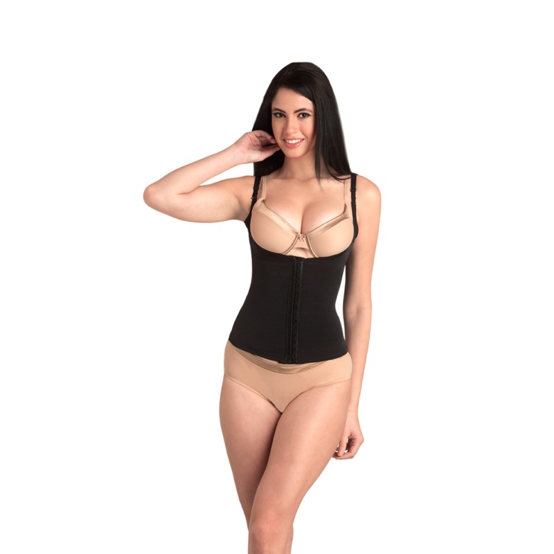 Omtex Pearl Open Bust Tummy Cincher – Black | Women | KIBI Sports M