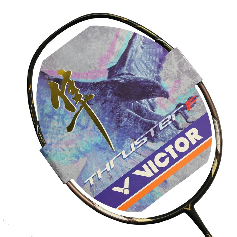 VICTOR Thruster F C Badminton Racket (Unstrung) Black/Gold 4UG5