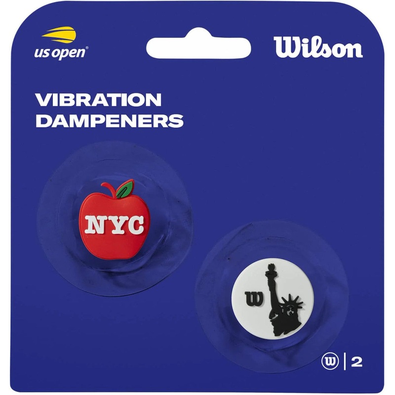 Wilson US Open (Apple/Statue) Dampener 2 Pack