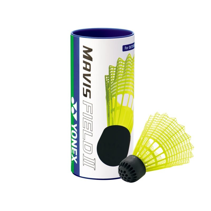 YONEX Mavis Field II Nylon Shuttlecocks (3 In 1 Tube) – Yellow