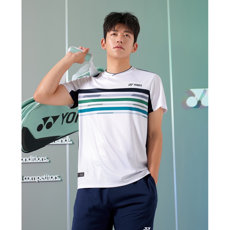 YONEX Men’s Game Shirt 243TS017M WHITE 95(M)