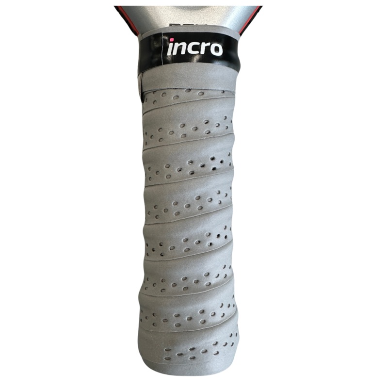 Incro Damping Ridges Overgrip with Perforated Relief  Grey