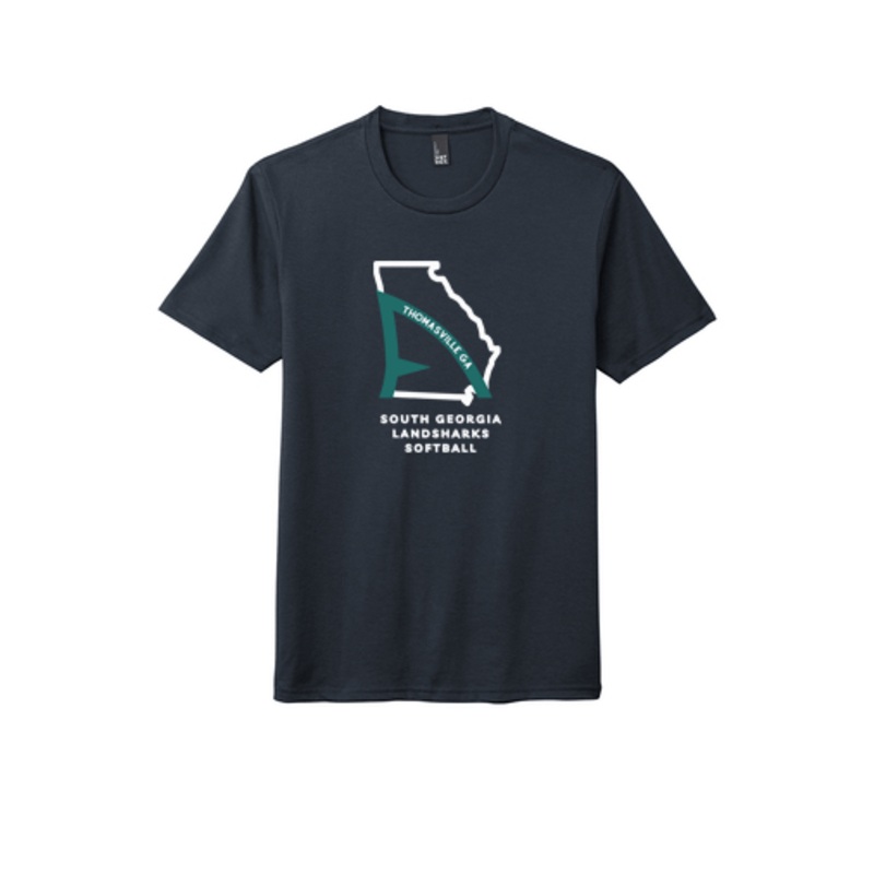 Landshark Navy District Tee