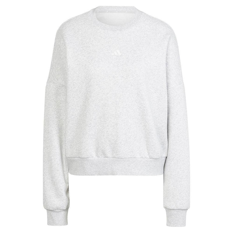 Women`s Small Logo Feel Cozy Training Sweatshirt Grey Heather