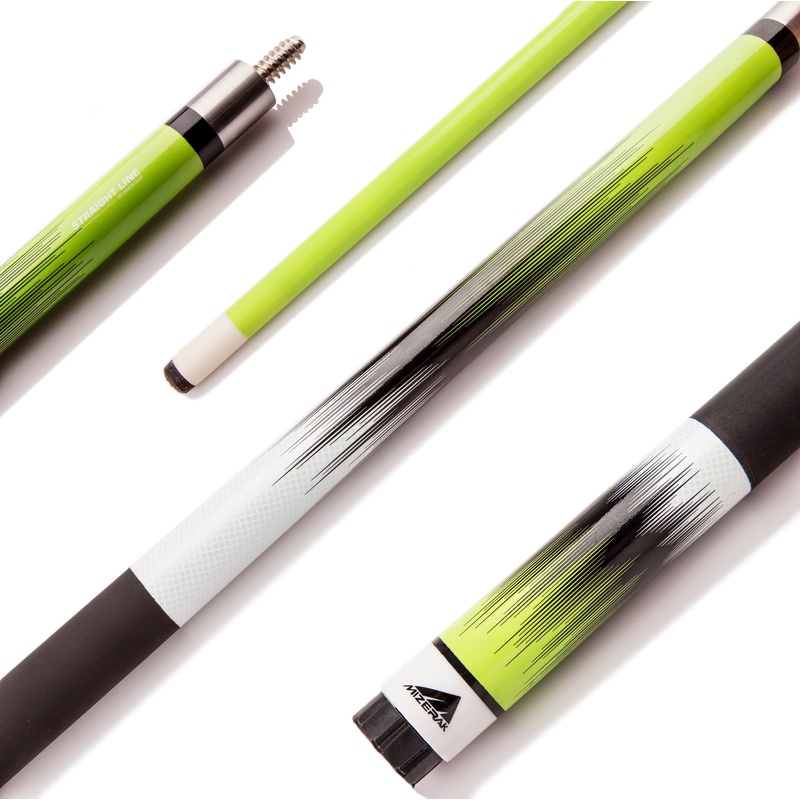58″ Deluxe Composite Neon Fade Cue – Green