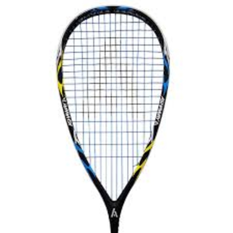 Ashaway Powerkill ICE 125 Squash Racket BLUE/BLACK/YELLOW OS