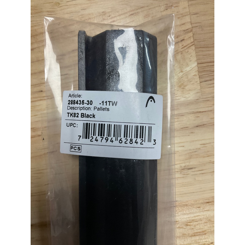 Head Prestige, Radical & Extreme Grip Pallet Replacement (4 3/8) #TK82 Black #288435-30