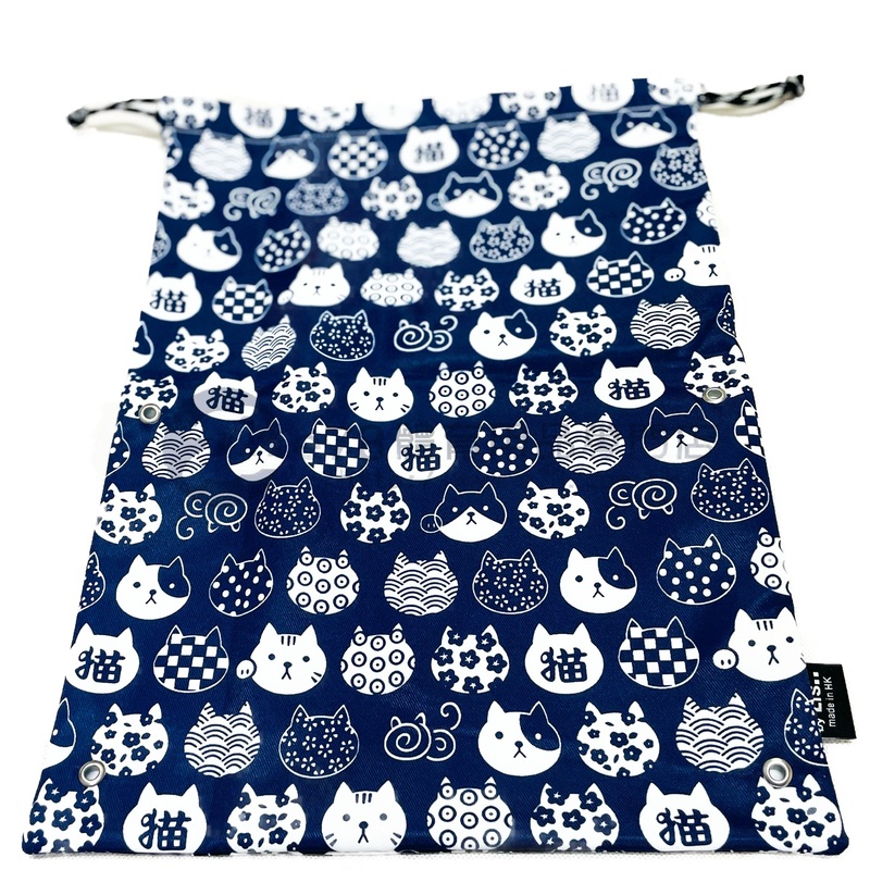Lis..Handmade Water Resistant shoes bag (Neko 102) Neko 102