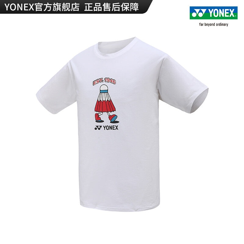 YONEX Mens T-shirt 115222BCR Oatmeal M