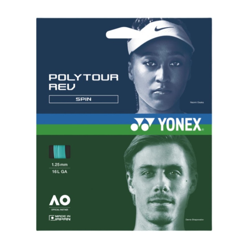 YONEX Poly Tour Rev 17 (1.20mm) Tennis String 12m Set – Mint