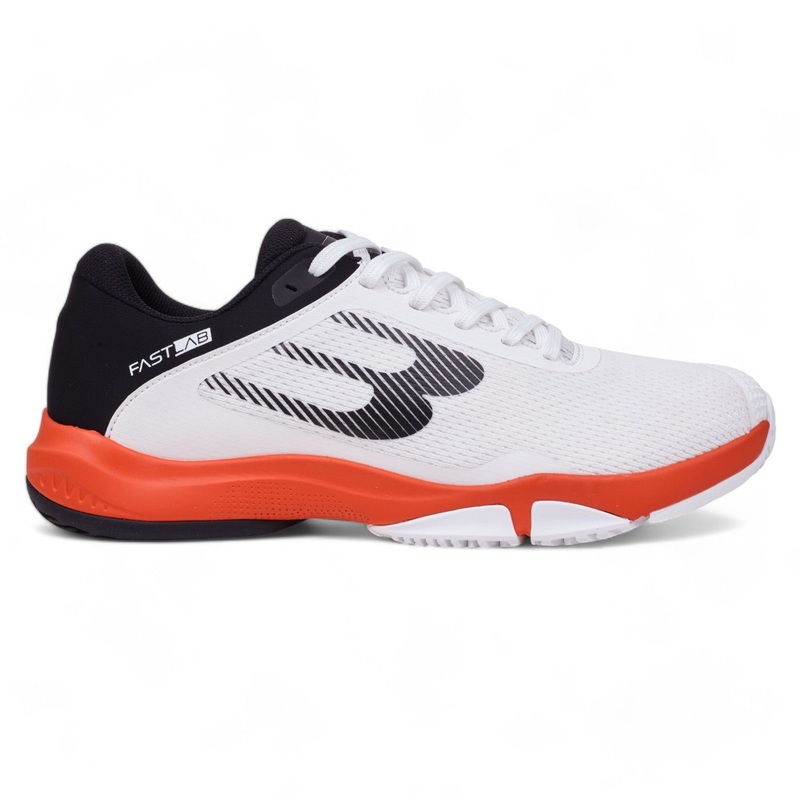 BULLPADEL HYBRID FLY 25V Black and White Padel Shoes