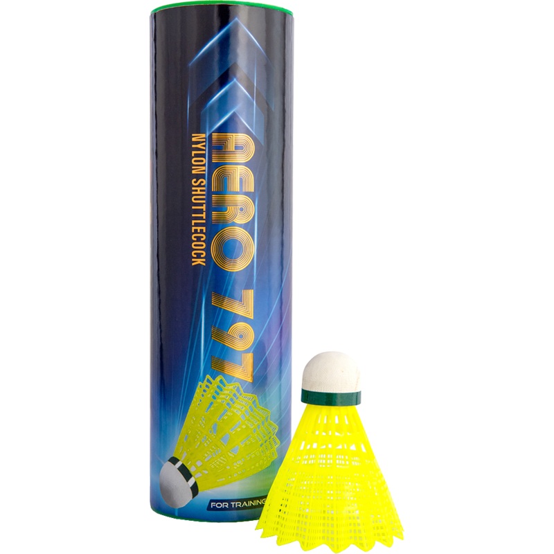 Cosco Aero 797 Nylon Shuttle Cock | KIBI Sports 6 Pcs